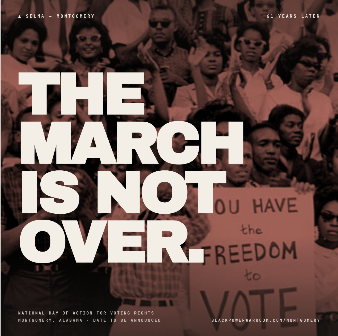 The March Is Not Over.